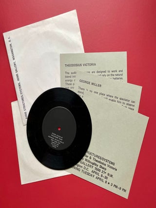 Item #1784 Audio Structures/Systems. George Miller, Theodosius Victoria, Willoughby Sharp