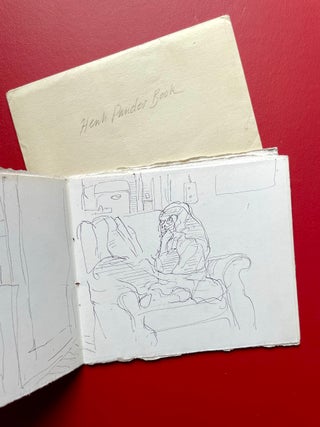 Item #1786 Henk Pander: Handmade Book with 20 Original Drawings. Henk Pander