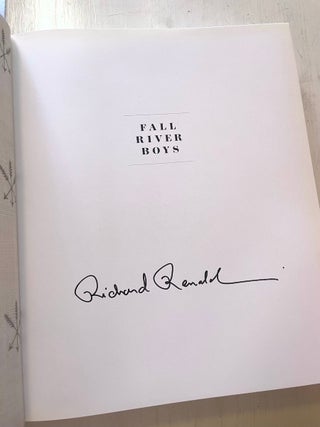 Fall River Boys: Photographs by Richard Renaldi (Signed)