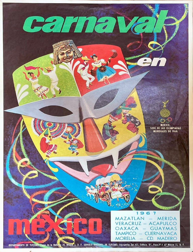 Item #1848 Carnaval en M&eacute;xico Travel Poster (1967)