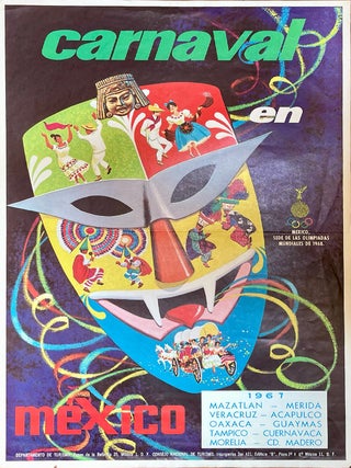 Item #1848 Carnaval en M&eacute;xico Travel Poster (1967