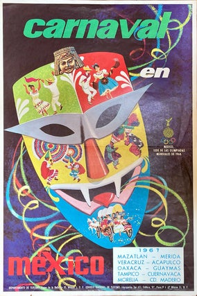 Item #1848 Carnaval en México Travel Poster (1967