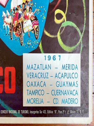 Carnaval en M&eacute;xico Travel Poster (1967)