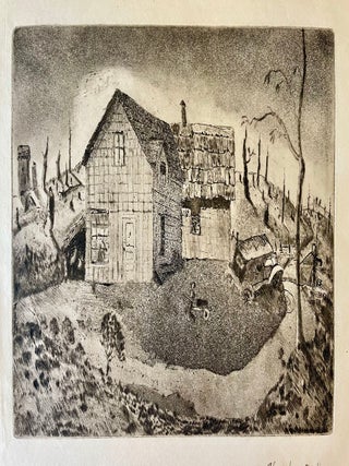 Item #1865 Charles Heaney Signed Etching: No. 6 Hungry Man's Hill. Charles E. Heaney