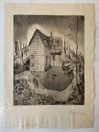 Charles Heaney Signed Etching: No. 6 Hungry Man's Hill