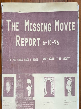Miranda July: The Missing Movie Report Poster (1996)