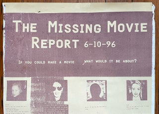 Miranda July: The Missing Movie Report Poster (1996)