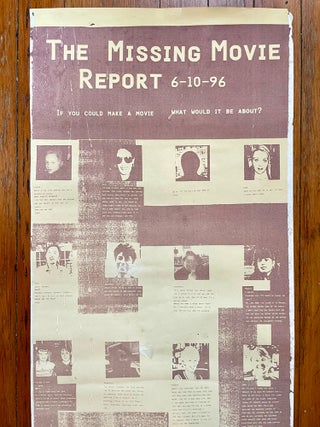 Miranda July: The Missing Movie Report Poster (1996)