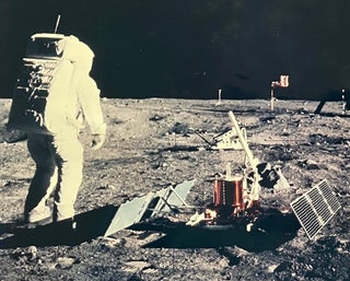 Four Oversized NASA Apollo 11 Moonwalk Photo Prints