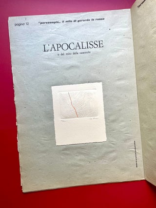 Peresempio: International Review for Poetic Research In Anthropological Art, November 1983 Issue