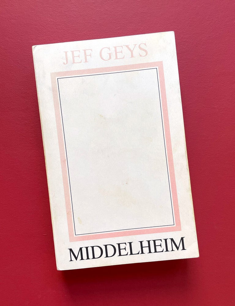 Item #1933 Middelheim: Notaboek/Notebook. Jeff Geys.