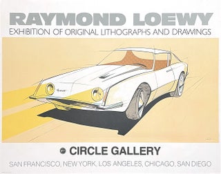 Item #1944 Raymond Loewy: Exhibition Poster, Circle Gallery (1979). Raymond Loewy
