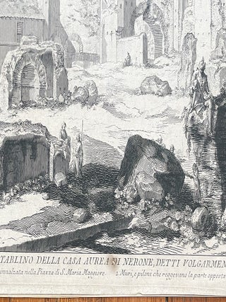 Original Piranesi Etching from "Views of Rome" (1757)