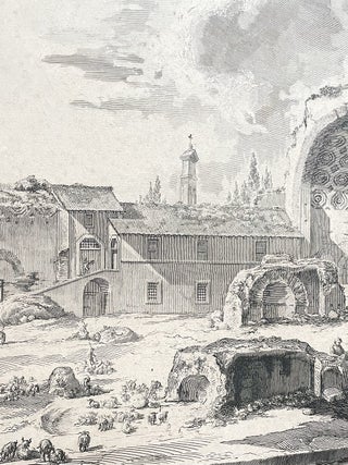 Original Piranesi Etching from "Views of Rome" (1757)