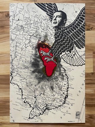 Nixon Tearing the Heart out of Indochina Poster (1971)