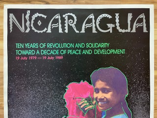 Nicaragua: Ten Years of Revolution and Solidarity Poster (1989)