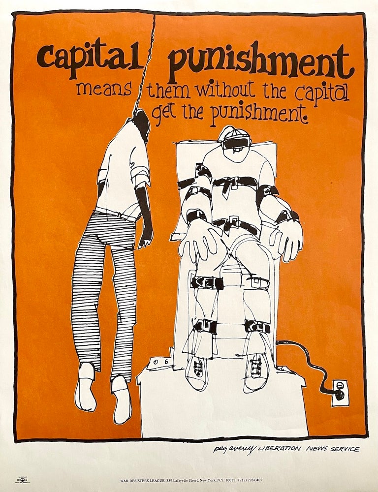 Monograph Bookwerks | Capital Punishment MeansPoster Circa 1976