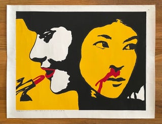 The Model and the Vietnamese Woman Silkscreen Poster (Circa 1975)