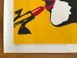 The Model and the Vietnamese Woman Silkscreen Poster (Circa 1975)