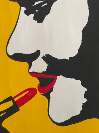 The Model and the Vietnamese Woman Silkscreen Poster (Circa 1975)