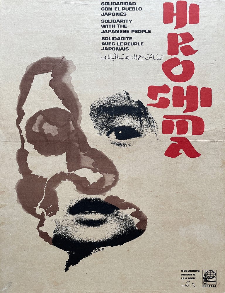 Item #2078 Hiroshima: Solidarity with the Japanese People Poster (1972). Garcia Daniel.