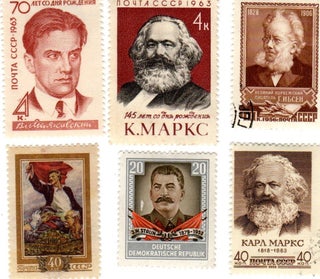 A Collection of 25 Communist Country Stamps (Circa 1960)