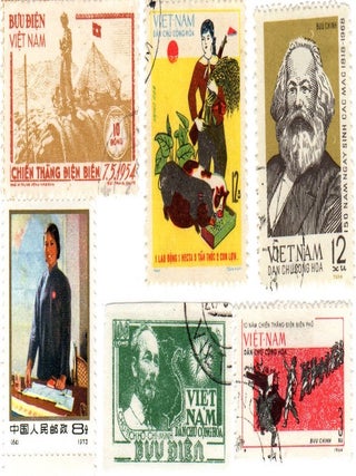 A Collection of 25 Communist Country Stamps (Circa 1960)