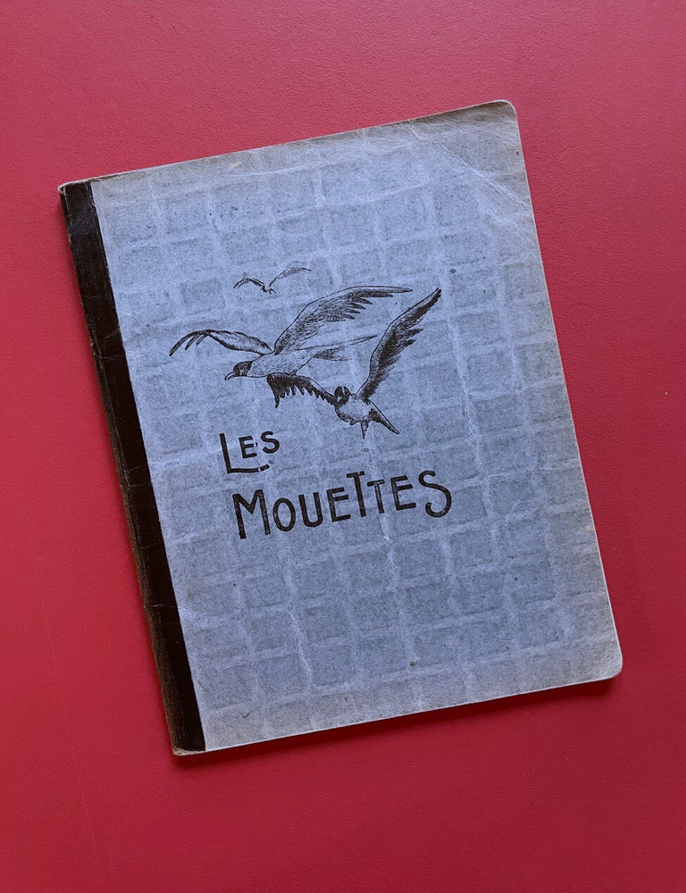 Item #2096 French Botanical Journal with Original Drawings and Two Lichen Specimens (Circa 1950). Anonymous.