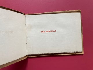 The Rubaiyat of Omar Khayyam