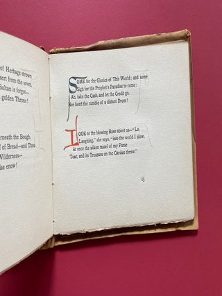 The Rubaiyat of Omar Khayyam