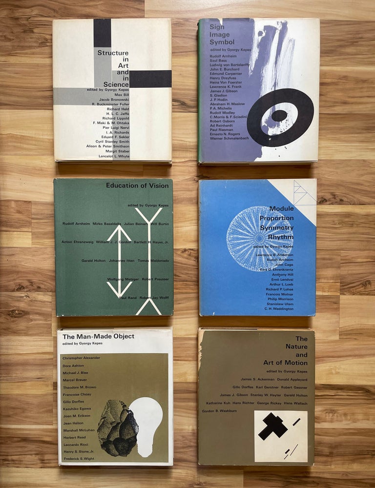 Item #2147 Kepes Vision + Value Series: Six-Volume Set (Complete). Gy&ouml;rgy Kepes.