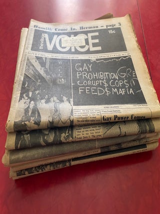 Stonewall Inn Uprising and First Gay Pride March: Six Issues of Village Voice Reporting (1969-1970)