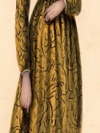Original Costume Drawing [after Louis Marie-Lant&eacute;], Circa 1850: Odette de Champdivers