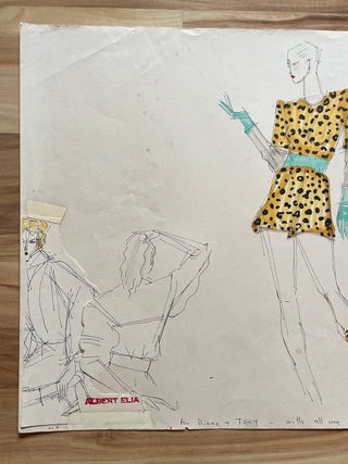 Signed Original Drawing by Albert Elia