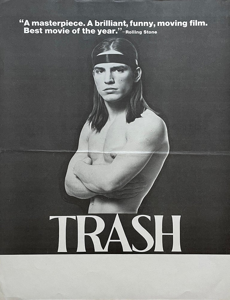 Item #2176 Andy Warhol & Paul Morrissey: Trash Movie Poster (1970). Andy Warhol, Paul Morrissey.