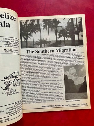 The Green Tortoise: Collection of 8 Catalogs and Newsletters (1988-1996)