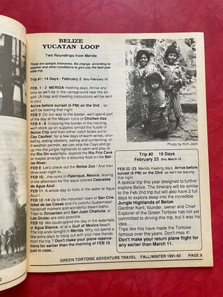 The Green Tortoise: Collection of 8 Catalogs and Newsletters (1988-1996)