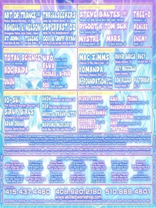 Rave Flyer Collection: 350+ flyers from SF, LA, Portland, Chicago, NY and more (circa 1993-2010)