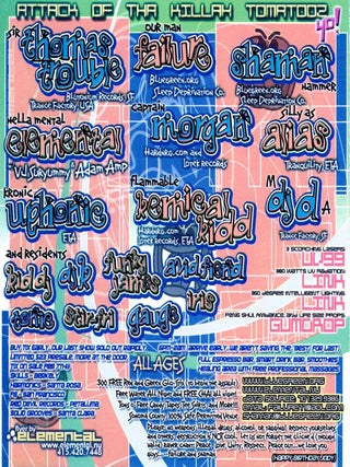 Rave Flyer Collection: 350+ flyers from SF, LA, Portland, Chicago, NY and more (circa 1993-2010)