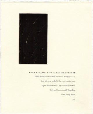 Alice Waters: A Collection of 31 Chez Panisse Menus and Ephemera Items (Circa 1982-2011)