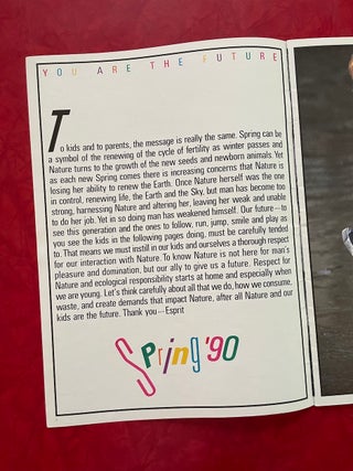 Esprit Catalog/Flyer Collection: 18 Items (1988-1991)