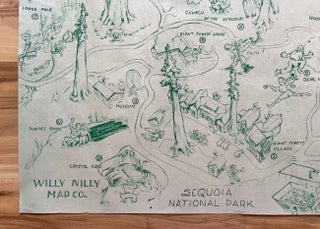 Pictorial Sequoia National Park Map (1945)