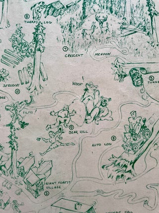 Pictorial Sequoia National Park Map (1945)