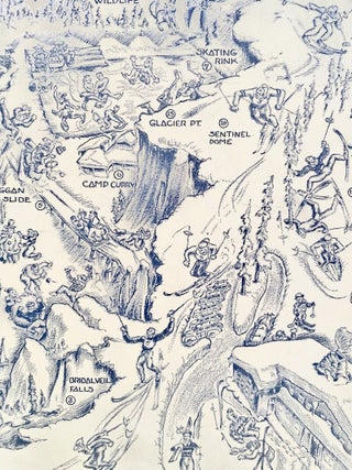 Pictorial Yosemite Winter Sports Map (1945)
