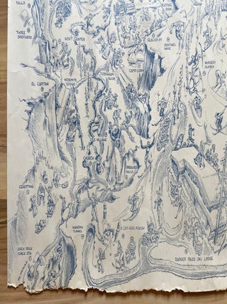 Pictorial Yosemite Winter Sports Map (1945)