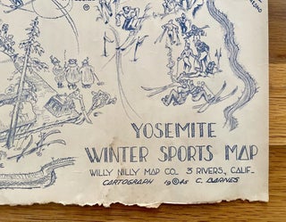 Pictorial Yosemite Winter Sports Map (1945)