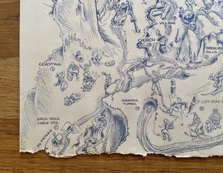 Pictorial Yosemite Winter Sports Map (1945)