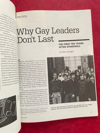 Out/Look: National Gay & Lesbian Quarterly; 9 Early Issues (1988-1992)