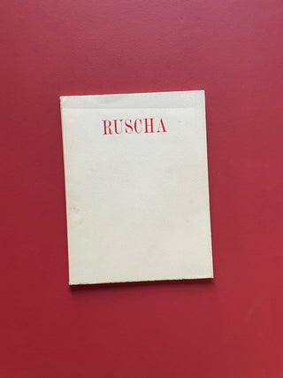 Edward Ruscha: Ruscha