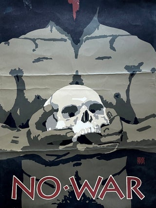 No War: Original David Lance Goines Gulf War Protest Poster (1991